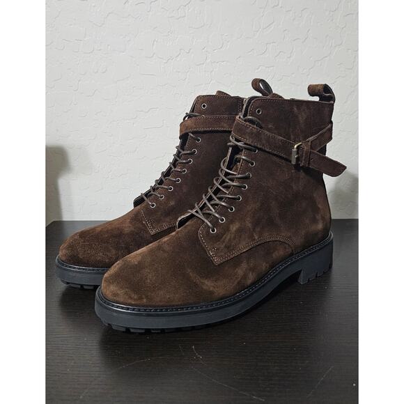 Belstaff FINLEY LACE UP BOOTS Size 9 Women's - Picture 1 of 5